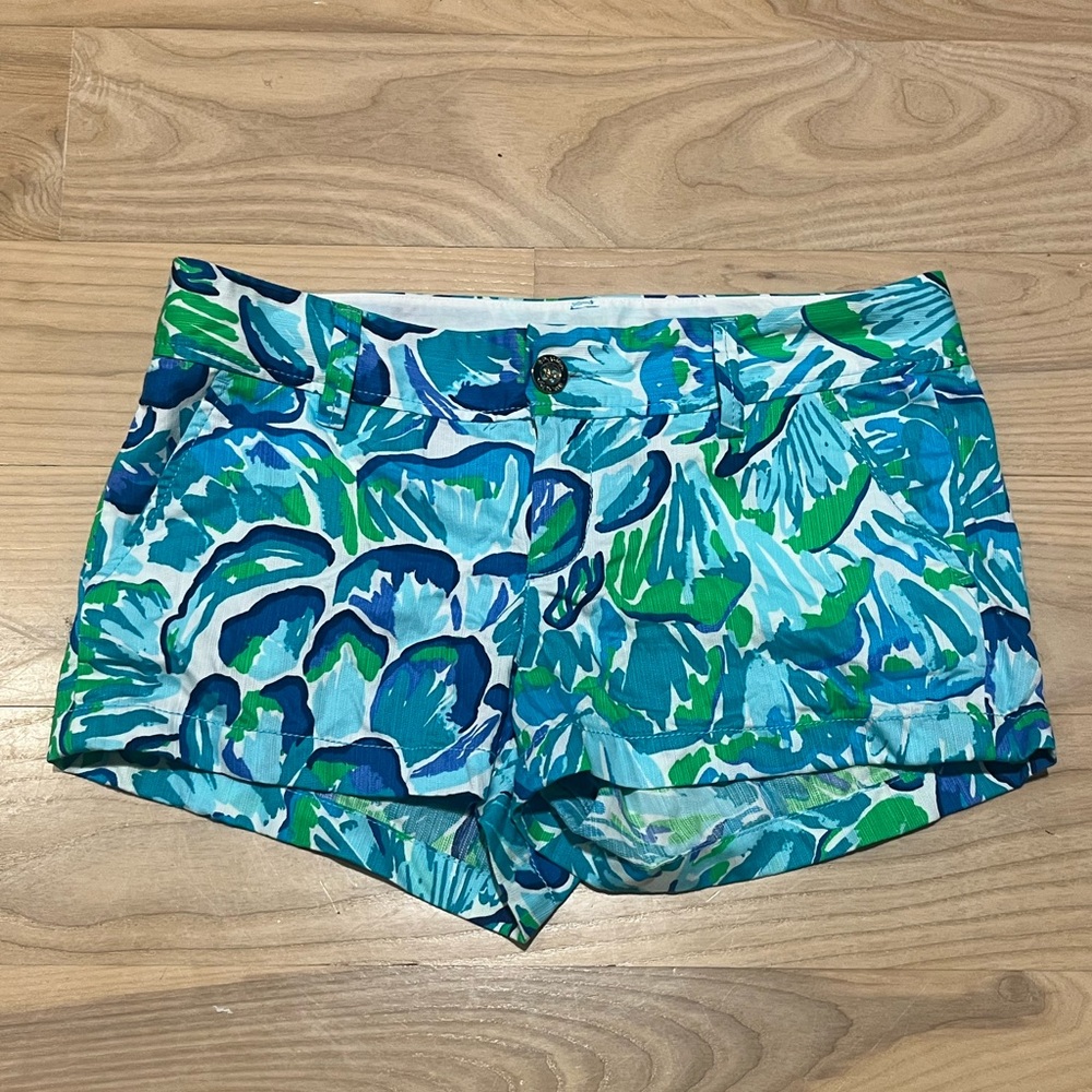 Lilly Pulitzer The Walsh Shorts Agate Green Lazy River